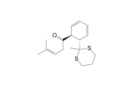 3-Penten-1-one, 4-methyl-1-[6-(2-methyl-1,3-dithian-2-yl)-2,4-cyclohexadien-1-yl]-, trans-