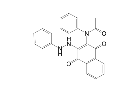 N-[1,4-Dihydro-1,4-dioxo-3-(2-phenylhydrazino)-2-naphthyl]acetanilide