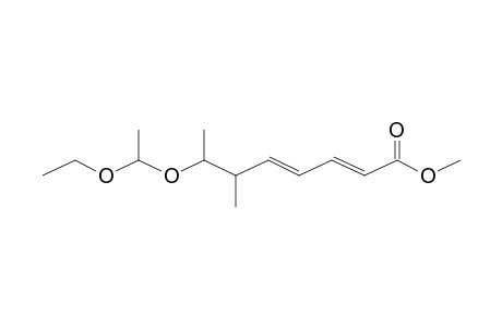 6-Methyl-2,4-octadienoic acid, 7-(1-ethoxyethoxy)-, methyl ester