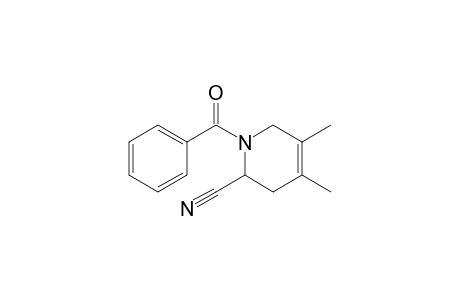 1-Benzoyl-2-cyano-1,2,3,6-tetrahydro-4,5-dimethylpyridine