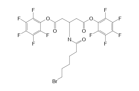 1,5-bis(Pentafluorophenyl) N-[6'-bromo-1'-hexanoyl]-3-amino-1,5-pentanedioate