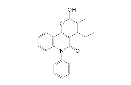 4-Ethyl-2-hydroxy-3-methyl-6-phenyl-3,4-dihydro-2H-pyrano[3,2-c]quinolin-5-one