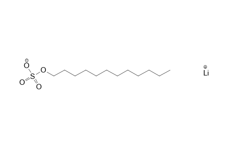 sulfuric acid, monododecyl ester, lithium salt