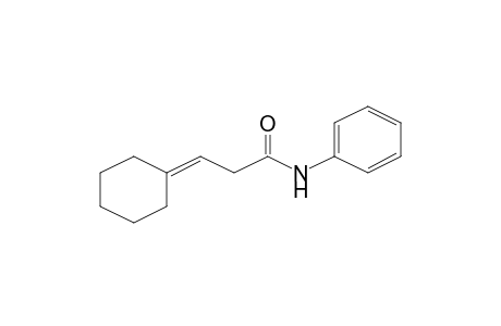 3-Cyclohexylidene-N-phenylpropanamide