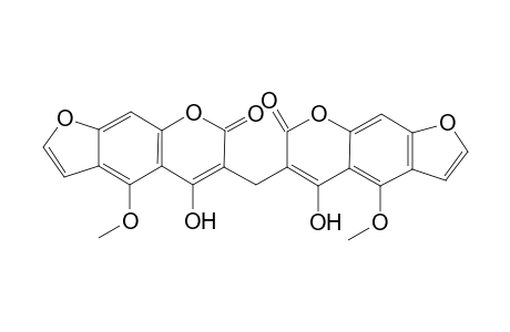 BIS-(4-HYDROXY-5-METHOXYFURANOCOUMARIN-3-YL)-METHANE
