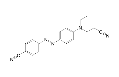 p-{{p-[(2-cyanoethyl)ethylamino]phenyl}azo}benzonitrile