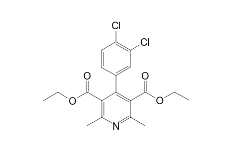 Diethyl 2,6-dimethyl-4-(3',4'-dichlorophenyl)-3,5-pyridinedicarboxylate