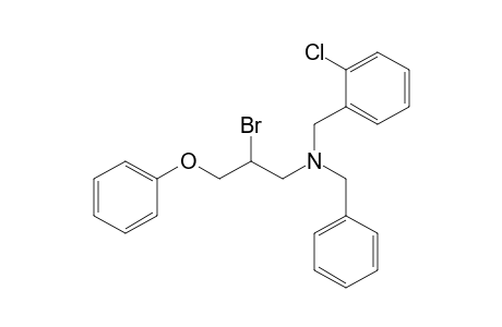 N-Benzyl-N-(2-chlorobenzyl)-N-(2-bromo-3-phenoxypropyl)amine