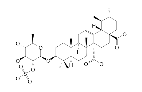 ZYGOPHYLOSIDE-D;3-O-[BETA-D-2-O-SULPHONYL-QUINOVOPYRANOSYL]-QUINOVIC-ACID