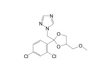 [2-(2,4-Dichlorophenyl)-2-(1H-1,2,4-triazol-1-ylmethyl)-1,3-dioxolan-4-yl]methanol, methyl ether (isomer 1)