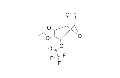 1,6-Anhydro-2,3-o-isopropylidene-.beta.-D-mannopyranose, trifluoroacetate