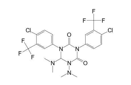 1,3-BIS(4-CHLORO-alpha,alpha,alpha-TRIFLUORO-m-TOLYL)-5,6-BIS(DIMETHYLAMINO)DIHYDRO-s-TRIAZINE-2,4(1H,3H)-DIONE