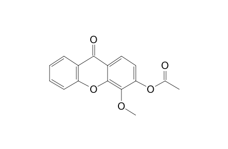 3-Hydroxy-4-methoxyxanthone, ac derivative