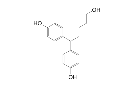 5,5-bis(p-hydroxyphenyl)-1-pentanol