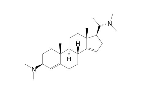 Hookerianamide_K;(20-S)-20-(N-dimethylamino)-3-beta-(N-dimethylamino)-pregn-4,14-diene