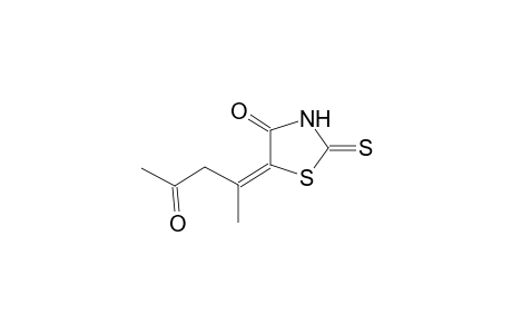 (5E)-5-(1-Methyl-3-oxobutylidene)-2-thioxo-1,3-thiazolidin-4-one