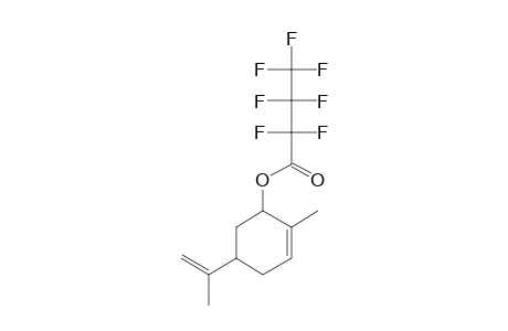 Trans-carveol, o-(heptafluorobutyryl)-