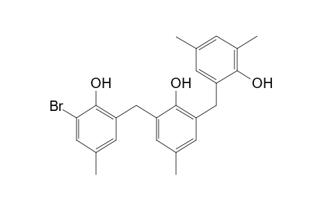 alpha square -(5-bromo-6-hydroxy-m-tolyl)-6,6 '-methylenedi-2,4-xylenol