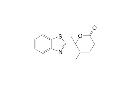 6-Benzothiazol-2-yl-5,6-dimethyl-3,6-dihydropyran-2-one