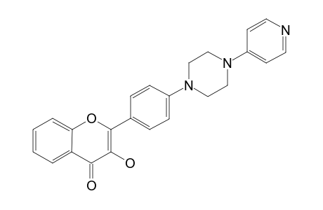 3-Hydroxy-4'-[4-(4""""-pyridyl)piperazino]-flavone