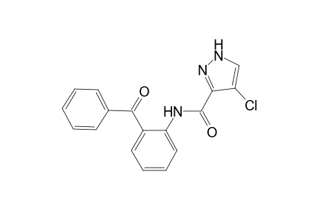 N-(2-benzoylphenyl)-4-chloro-1H-pyrazole-3-carboxamide