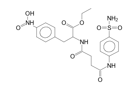 N-(4-sulphamoylphenyl-N'-[1-ethoxycarbonyl-2-(4-nitrophenyl)ethyl]succinic acid diamide