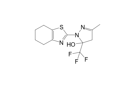 5-Methyl-2-(4,5,6,7-tetrahydro-1,3-benzothiazol-2-yl)-3-(trifluoromethyl)-2-pyrazolin-3-ol