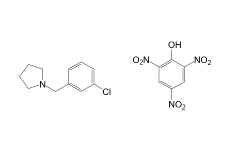 1-(m-Chlorobenzyl)pyrrolidine, picrate