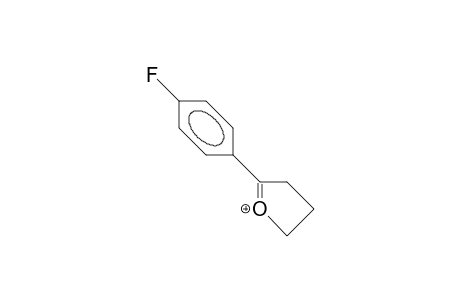 2-(4'-Fluorophenyl)-1-oxonia-cyclopent-1-enyl cation