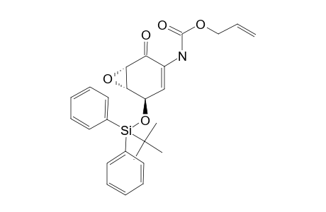 Allyl N-[(1R,2R,6S)-2-[tert-butyl(diphenyl)silyl]oxy-5-oxo-7-oxabicyclo[4.1.0]hept-3-en-4-yl]carbamate