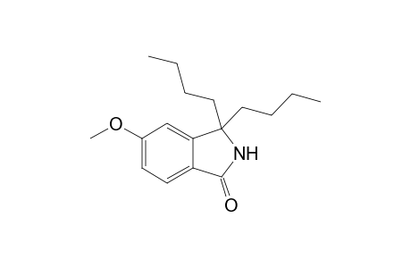 3,3-Dibutyl-2,3-dihydro-5-methoxyisoindol-1-one