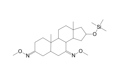 5.ALPHA.-ANDROSTAN-16.BETA.-OL-3,7-DIONE(3,7-DI-O-METHYLOXIME-16.BETA.-TRIMETHYLSILYL ETHER)