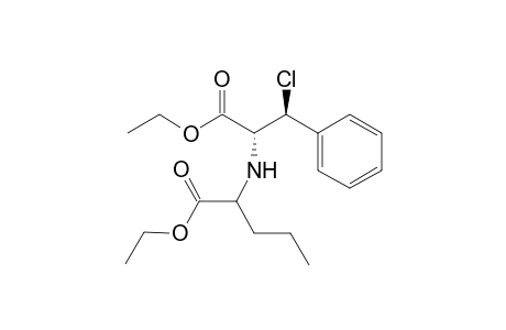 (2R,3S) Ethyl 3-chloro-2(1-ethoxycarbonyl-1-n-propyl)methylamino-3-phenylpropionate