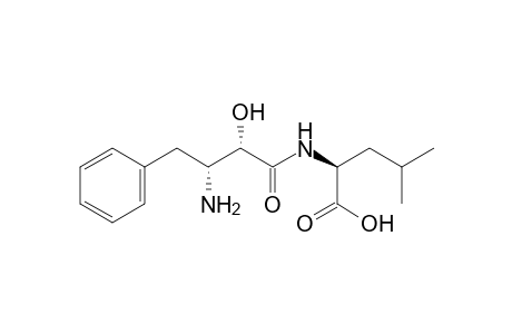 (2S,3R)-N-(3-Amino-2-hydroxy-4-phenylbutanoyl)-L-leucine