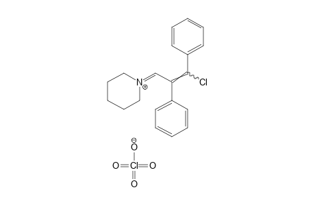 1-(3-CHLORO-2,3-DIPHENYLALLYLIDENE)PIPERIDINIUM PERCHLORATE