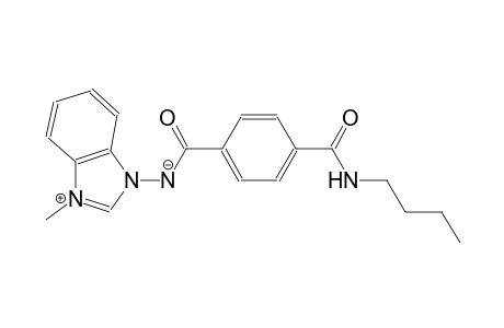 (4-(butylcarbamoyl)benzoyl)(3-methyl-1H-benzo[d]imidazol-3-ium-1-yl)amide