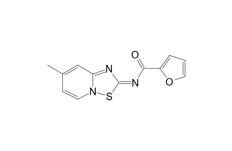 2-Furancarboxamide, N-(7-methyl-2H-[1,2,4]thiadiazolo[2,3-a]pyridin-2-yliden)-