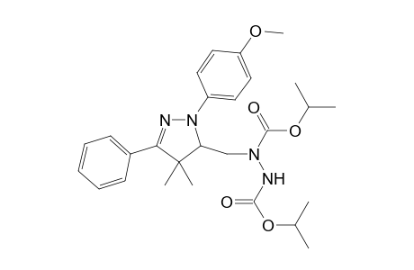 Diisopropyl 1-((1-(4-Methoxyphenyl)-4,4-dimethyl-3-phenyl-4,5-dihydro-1H-pyrazol-5-yl)methyl)hydrazine-1,2-dicarboxylate
