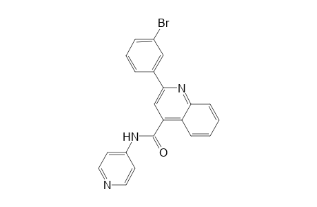 2-(3-bromophenyl)-N-(4-pyridinyl)-4-quinolinecarboxamide