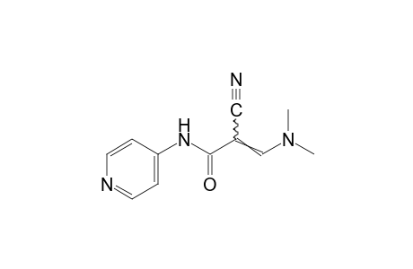 2-cyano-3-(dimethylamino)-N-4-pyridylacrylamide