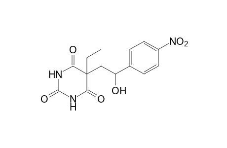 5-ethyl-5-(beta-hydroxy-p-nitrophenethyl)barbituric acid