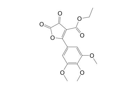 4,5-diketo-2-(3,4,5-trimethoxyphenyl)furan-3-carboxylic acid ethyl ester