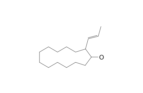 2-(E-prop-1-enyl)-cyclotridecan-1-ol