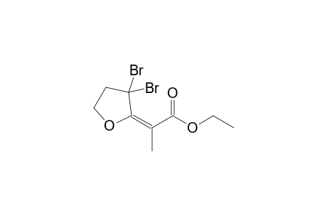 Ethyl 2-[3,3-Dibromodihydrofuran-2(3H)-ylidene]propionate