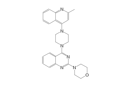4-[4-(2-methyl-4-quinolinyl)-1-piperazinyl]-2-(4-morpholinyl)quinazoline