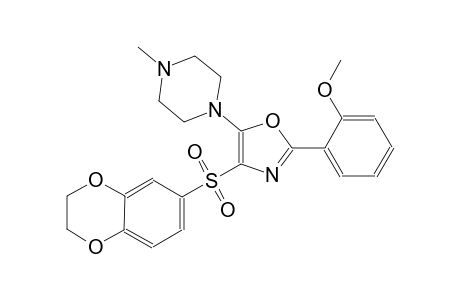 piperazine, 1-[4-[(2,3-dihydro-1,4-benzodioxin-6-yl)sulfonyl]-2-(2-methoxyphenyl)-5-oxazolyl]-4-methyl-