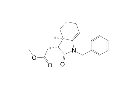 2-[(3R,3aR)-1-benzyl-2-keto-3a-methyl-3,4,5,6-tetrahydroindol-3-yl]acetic acid methyl ester