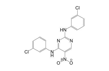 2,4-pyrimidinediamine, N~2~,N~4~-bis(3-chlorophenyl)-5-nitro-