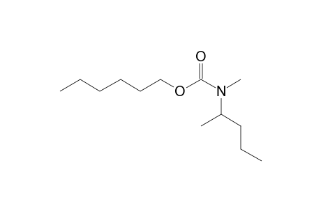 Carbonic acid, monoamide, N-(2-pentyl)-N-methyl-, hexyl ester