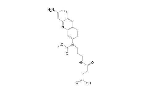 N-{3-[(6-Aminoacridin-3-yl)methoxycarbonylamino]propyl}succinamic acid